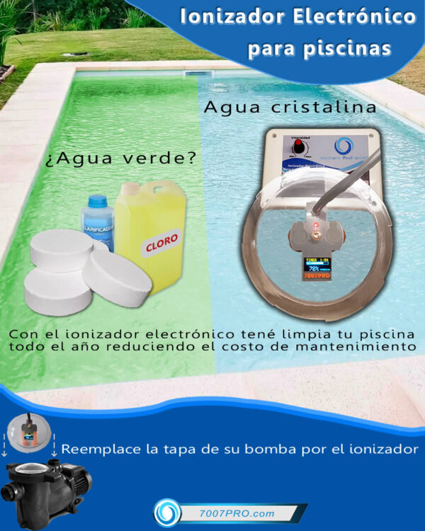 Ionizador eléctrico para piscinas Vulcano BAP