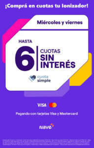 Cuotas Sin Interés con VISA y Mastercard de todos los bancos