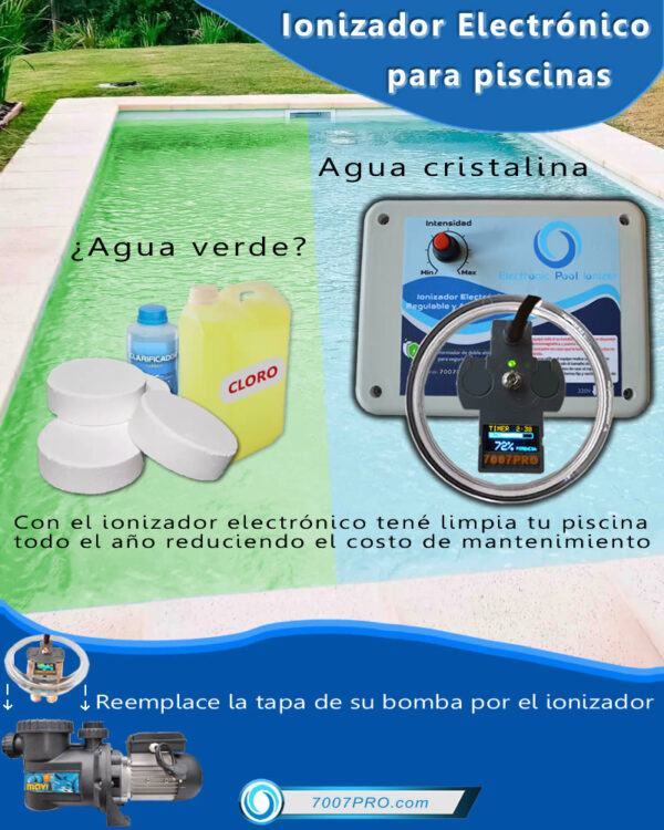 Ionizador eléctrico para piscinas Mavi